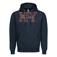 Navy Kentucky Girl Zipper Hoodie - Bettercallsaul