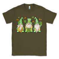 Army Green st. patrick's day gnomes Classic Tee - MaliasSmallBusiness