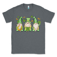 Charcoal Heather st. patrick's day gnomes Classic Tee - MaliasSmallBusiness