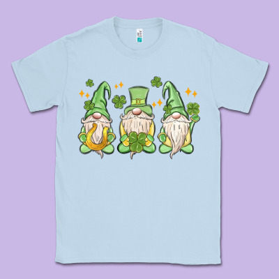 St. Patrick's Day Gnomes Classic Tee Designed By Maliassmallbusiness