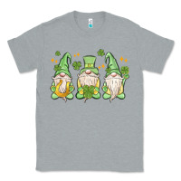 Heather Grey st. patrick's day gnomes Classic Tee - MaliasSmallBusiness