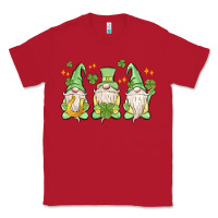 Red st. patrick's day gnomes Classic Tee - MaliasSmallBusiness