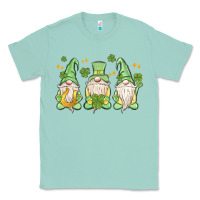 Seafoam st. patrick's day gnomes Classic Tee - MaliasSmallBusiness