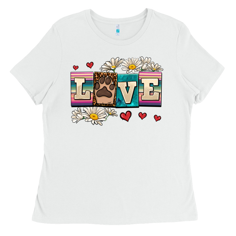 Love Dog Ladies Tee by AdoDesignShop | Teevron