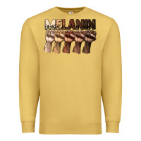 Antique Gold melanin juneteenth Premium Sweatshirt - CowGirlArtShop
