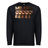 Black melanin juneteenth Premium Sweatshirt - CowGirlArtShop