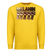 Lemon melanin juneteenth Premium Sweatshirt - CowGirlArtShop
