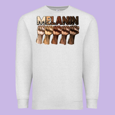 Melanin Juneteenth Premium Sweatshirt Designed By Cowgirlartshop