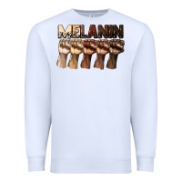 White melanin juneteenth Premium Sweatshirt - CowGirlArtShop