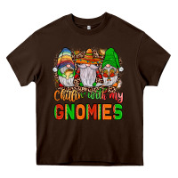 Chocolate Brown mexico chillin' with my gnomies Heavy Core Tee - JahusDesignShop