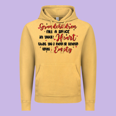 Grandchildren Fill A Space In Your Heart Vintage Hoodie Designed By Maliassmallbusiness
