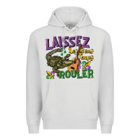 Dove Grey laissez les bons temps rouler Premium Hoodie - CowGirlArtShop