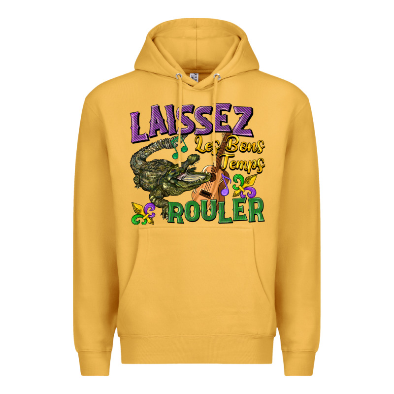 Laissez Les Bons Temps Rouler Premium Hoodie by CowGirlArtShop | Teevron