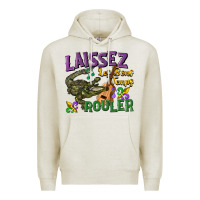 Oatmeal Heather laissez les bons temps rouler Premium Hoodie - CowGirlArtShop