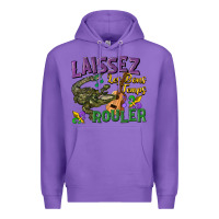 Purple laissez les bons temps rouler Premium Hoodie - CowGirlArtShop