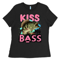 Black kiss my bass Ladies Tee - JahusDesignShop
