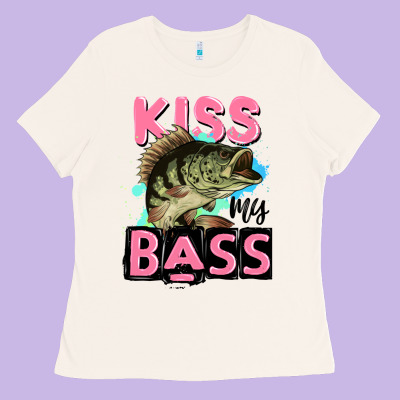 Kiss My Bass Ladies Tee Designed By Jahusdesignshop