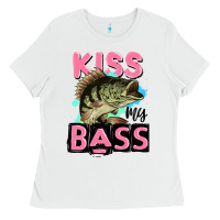 White kiss my bass Ladies Tee - JahusDesignShop