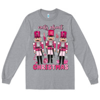 Heather Grey nuts about  christmas Long Sleeve Tee - MaliasSmallBusiness