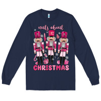 Navy nuts about  christmas Long Sleeve Tee - MaliasSmallBusiness