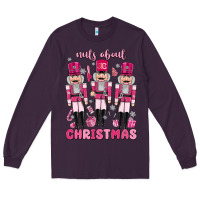 Plum nuts about  christmas Long Sleeve Tee - MaliasSmallBusiness