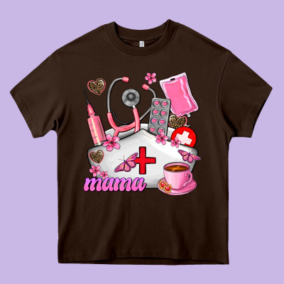 Mama Heavy Core Tee Designed By Adodesignshop