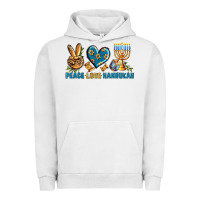 Pigment Lunar Rock Peace Love Hannukah Urban Hoodie - BundleAndBundleShop