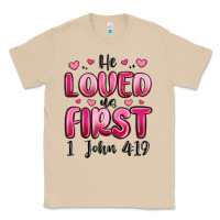 Mushroom he loved us first 1 john 4 19 Classic Tee - MaliasSmallBusiness