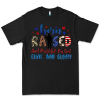 Black born raised and protected by god guns and glory Premium Tee - JahusDesignShop