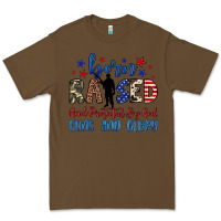 Cacao born raised and protected by god guns and glory Premium Tee - JahusDesignShop
