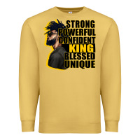 Antique Gold strong powerful confident king blessed unique Premium Sweatshirt - CowGirlArtShop