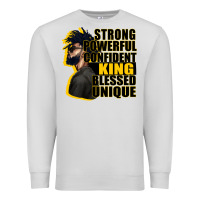 Dove Grey strong powerful confident king blessed unique Premium Sweatshirt - CowGirlArtShop