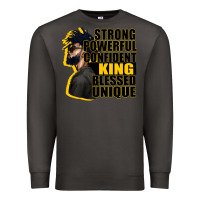 Smoke strong powerful confident king blessed unique Premium Sweatshirt - CowGirlArtShop