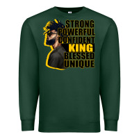 Sports Green strong powerful confident king blessed unique Premium Sweatshirt - CowGirlArtShop