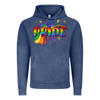 Vintage Denim pride Vintage Hoodie - MaliasSmallBusiness