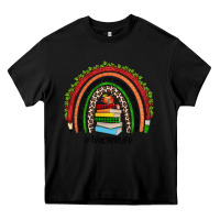 Black Christmas Teacherlife rainbow Heavy Core Tee - JahusDesignShop