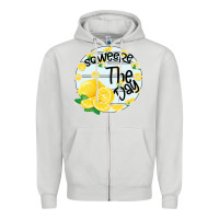 Dove Grey so were the day Zipper Hoodie - Bettercallsaul