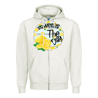 Oatmeal Heather so were the day Zipper Hoodie - Bettercallsaul