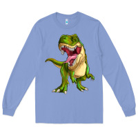 Colony Blue T-rex Long Sleeve Tee - MaliasSmallBusiness