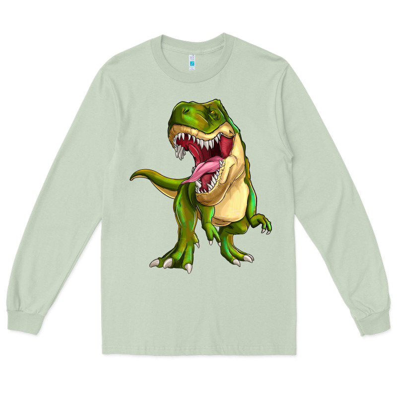 T-rex Long Sleeve Tee by MaliasSmallBusiness | Teevron