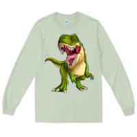 Matcha T-rex Long Sleeve Tee - MaliasSmallBusiness
