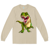 Mushroom T-rex Long Sleeve Tee - MaliasSmallBusiness