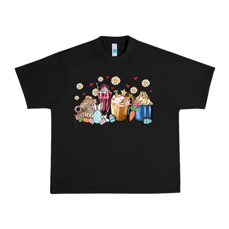 Easter Coffee Cups Urban Heavy Tee by MaliasSmallBusiness | Teevron