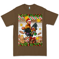 Cacao Christmas rooster Premium Tee - Artiststas