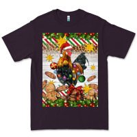 Plum Christmas rooster Premium Tee - Artiststas