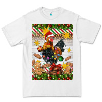 White Christmas rooster Premium Tee - Artiststas