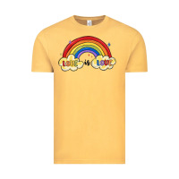 Vintage Mustard love is love lgbtq Vintage Tee - MaliasSmallBusiness