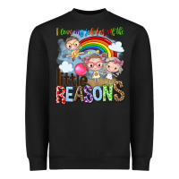 Black i love my job for all the little reasons Heavyweight Sweatshirt - NancyCooperArtShop