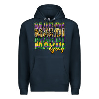 Navy mardi gras Premium Hoodie - CowGirlArtShop