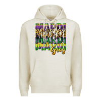 Oatmeal Heather mardi gras Premium Hoodie - CowGirlArtShop